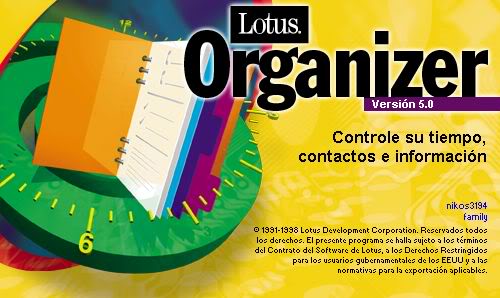 Lotus Organizer Windows 10